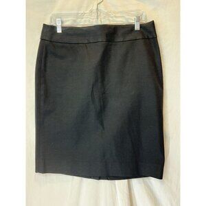 Banana Republic‎ Women's Black Pencil Skirt Short Back Slit 28” Waist